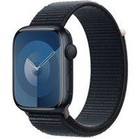 Apple Watch Series 9 [GPS 45mm] Smartwatch with Midnight Aluminum Case with Midnight Sport Loop One Size. Fitness Tracker, Blood Oxygen & ECG Apps, Always-On Retina Display, Water Resistant