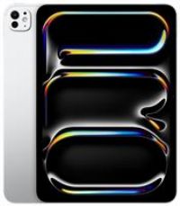 Apple iPad Pro 11-inch (M4): Ultra Retina XDR display, 256GB, Landscape 12MP Front Camera/12MP Back Camera, LiDAR scanner, Wi-Fi 6E, Face ID, All-Day Battery Life, Standard glass - Silver