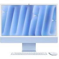 Apple iMac All-in-One Desktop Computer with M4 chip with 10-core CPU and 10-core GPU: Built for Apple Intelligence, 24-inch Retina Display, 16GB Unified Memory, 256GB SSD storage; Blue