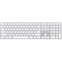 Apple Magic Keyboard with Numeric Keypad: Bluetooth®, rechargeable. Works with Mac, iPad or iPhone; British English, Silver