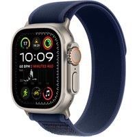 Apple Watch Ultra 2 GPS + Cellular 49mm Smartwatch, Sports Watch with Natural Rugged Titanium Case with Blue Trail Loop - S/M. Fitness Tracker, Precision GPS, Extra-Long Battery Life, Carbon Neutral