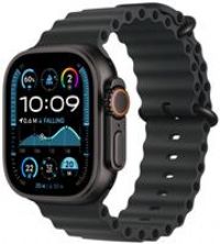 Apple Watch Ultra 2 GPS + Cellular 49mm Smartwatch, Sports Watch with Black with Rugged Titanium Case with Black Ocean Band. Fitness Tracker, Precision GPS, Extra-Long Battery Life