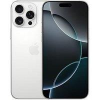 Apple iPhone 16 Pro Max 512 GB: 5G Mobile phone with Apple Intelligence, Camera Control, A18 Pro Chip and a Huge Leap in Battery Life. Works with AirPods; White Titanium