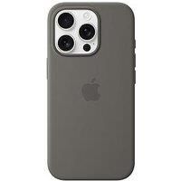 GENUINE OFFICIAL APPLE SILICONE CASE WITH MAGSAFE FOR IPHONE 16 PRO STONE GREY
