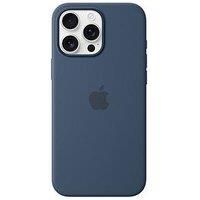 APPLE iPhone 16 Pro Max Silicone Case with MagSafe - Denim, Blue