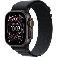 Apple Watch Ultra 3 GPS + Cellular 49mm Premium Running and Multisport Smartwatch with Rugged Black Titanium Case with Black Alpine Loop - Small. Advanced Health and Fitness Tracking