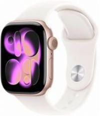 Apple Watch Series 11 GPS + Cellular 42mm Smartwatch with Rose Gold Aluminium Case with Light Blush Sport Band M/L. Sleep Score, Fitness Tracker, Health Monitoring, Always-On Display, Water Resistant