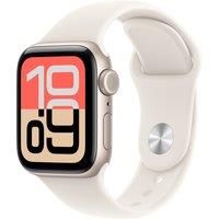 Apple Watch SE 3 GPS + Cellular 40mm Smartwatch with Starlight Aluminium Case with Starlight Sport Band M/L. Fitness and Sleep Trackers, Heart Rate Monitor, Always-On Display, Water Resistant