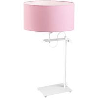 17 Stories Arlena 55cm Desk Lamp Light Pink/White 55cm H X 30cm W X 30cm D