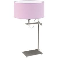17 Stories Arlena 55cm Desk Lamp Silver/Light Violet 55cm H X 30cm W X 30cm D