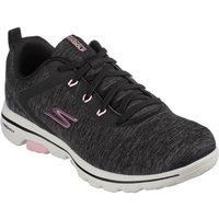 Skechers Womens Go Golf Walk 5 Golf Shoes - Black/Pink - UK 3