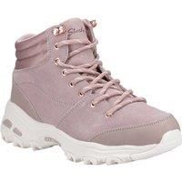 Skechers D Lites New Chills ladies blush pink warm memory foam ankle boots