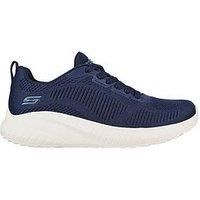 Skechers Women/'s Bobs Squad Chaos Face Off Sneaker, Navy Engineered Knit, 5 UK