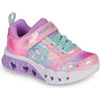 Skechers  FLUTTER HEART LIGHTS  girls's Children's Shoes (Trainers) in Pink