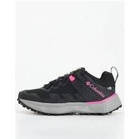Columbia Women/'s Facet 75 Outdry waterproof low rise hiking shoes, Black (Black x Wild Geranium), 3 UK