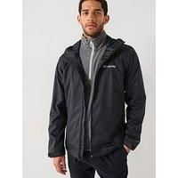 Columbia Men/'s Inner Limits Jacket, Waterproof Rain Jacket, Black, Size M