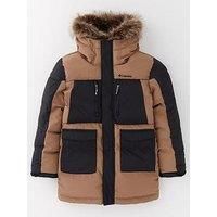 Columbia Youth Boys Marquam Peak Fusion Ii Parka - Brown