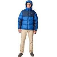 Columbia Mens Pike Lake II Synthetic Insulated Hooded Jacket Mountain Blue