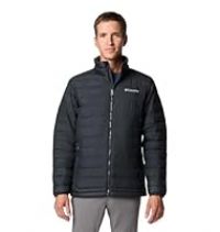 Columbia Men/'s Powder Lite Jacket, Puffer Jacket, Black, Size S