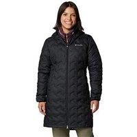 Columbia Women'S Delta Ridge Ii Long Down Jacket - Black