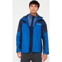 Columbia Men/'s Inner Limits 3 Jacket, Mountain Blue/Collegiate Navy, M