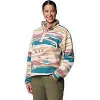 Columbia Women'S Helvetia 2 Printed Cropped Half Snap - Blue Print