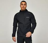 Columbia Tech Nylon Hoodie - Black - Size 2XL