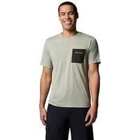 Columbia Men'S Hike Pocket Short Sleeve T-Shirt - Green