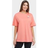 Columbia Women/'s Rolling Bend Graphic Oversized Tee, Alpenglow/Floral Fun, M