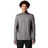 Columbia Men'S Three Pitch Half Zip - Grey