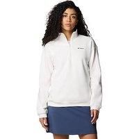 Columbia Women'S Meridian Creek Quarter Zip Sweat - Cream