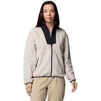 Columbia Women/'s Sequoia Grove Full Zip Fleece, Full Zip Fleece Jacket, Dark Stone, Black, XS