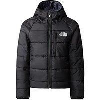 THE NORTH FACE Girl/'s Reversible Perrito Down Jacket, TNF Black, S (7/8)