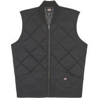 Dickies, Men/'s, DIAMOND QUILTED VEST, BLACK, L
