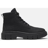 Timberland Greyfield Mid Lace Boot - Jet Black