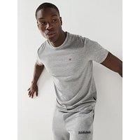 Napapijri Men/'s Salis Ss Sum Shirt, Gray, L