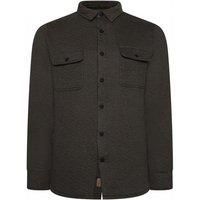 Unisex Cloudveil Virgil Men'S Quilted Overshirt - Brown, Grey, And Blue