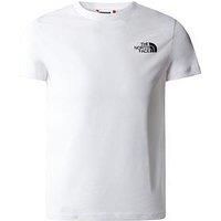 THE NORTH FACE Girl/'s Simple Dome T-Shirt, TNF White, XS