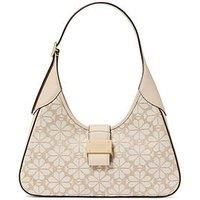 Kate Spade New York Flower Jacquard Flower Jacquard Nouveau Small Shoulder Bag - Beige