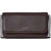 Kate Spade New York Ava Pebbled Leather Flap Chain Wallet