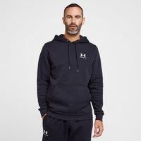 Under Armour Mens Essentialsn Fleece Hoodie Black L
