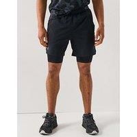 Under Armour Men/'s Ua Vanish Woven 2-in-1 Shorts, Black, L