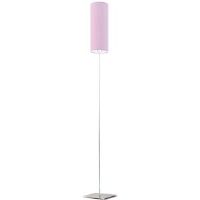 Ebern Designs Florencja 165cm Traditional Floor Lamp Chrome/Light Violet 165cm H X 20cm W X 20cm D