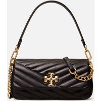 Tory Burch Women's Kira Chevron Small Flap Shoulder Bag - Black