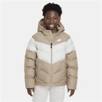 Kids Nike Sportswear Synthetic-Fill Hooded Jacket Beige White DX1264 247 S to XL