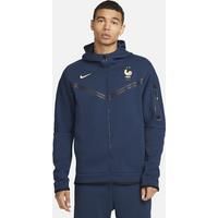 France Men's Nike Full-Zip Tech Fleece Hoodie - Blue
