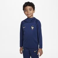 FFF Academy Pro Younger Kids' Nike Dri-FIT Football Pullover Hoodie - Blue