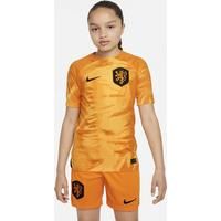 Netherlands 2022/23 Stadium Home Older Kids' Nike Dri-FIT Football Shirt - Orange