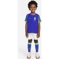 Brazil 2022/23 Away Younger Kids' Football Kit - Blue