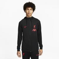 Liverpool F.C. Strike Away Men's Nike Dri-FIT Hooded Football Tracksuit Jacket - Black